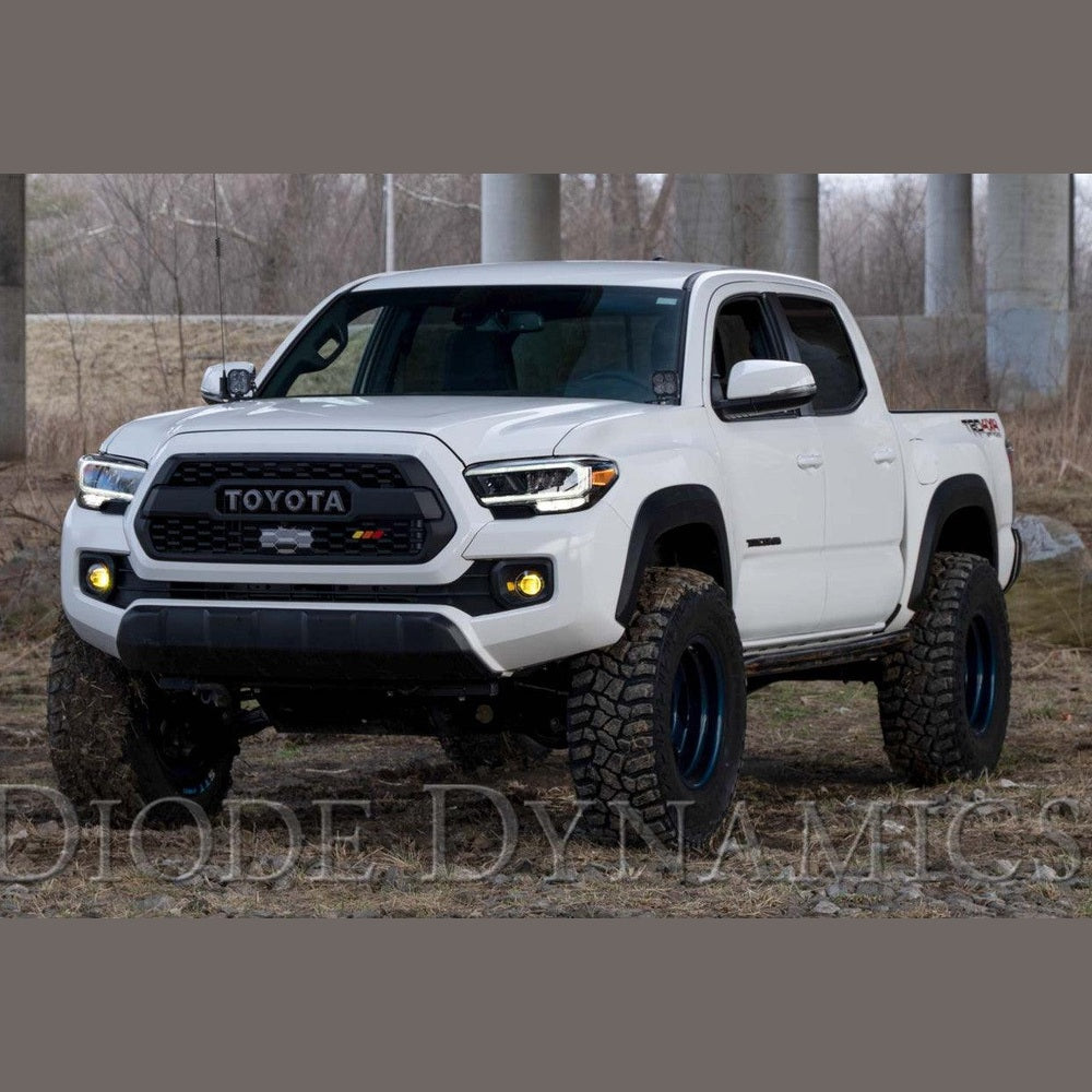 Diode Dynamics Elite Series Fog Lamps for 2013-2021 Toyota Tacoma Pair Yellow 3000K - Apollo Off-Road