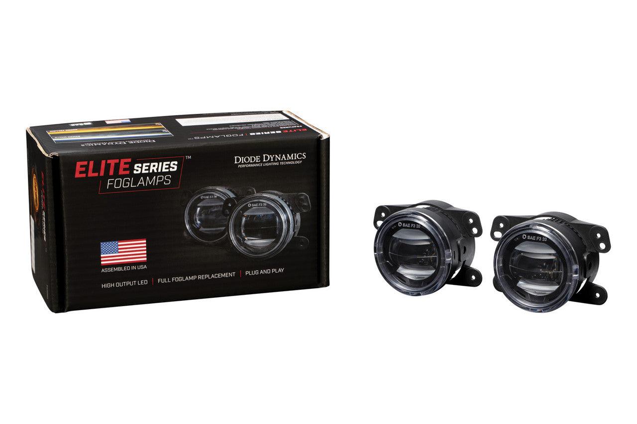 Diode Dynamics Elite Series Fog Lamps for 2020-2022 Jeep JT Gladiator Rubicon w- Steel Bumper Pair Cool White 6000K - Apollo Off-Road