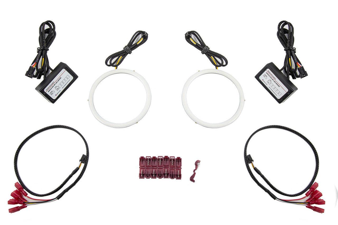 Diode Dynamics Halo Lights LED 50mm White Pair - Apollo Off-Road
