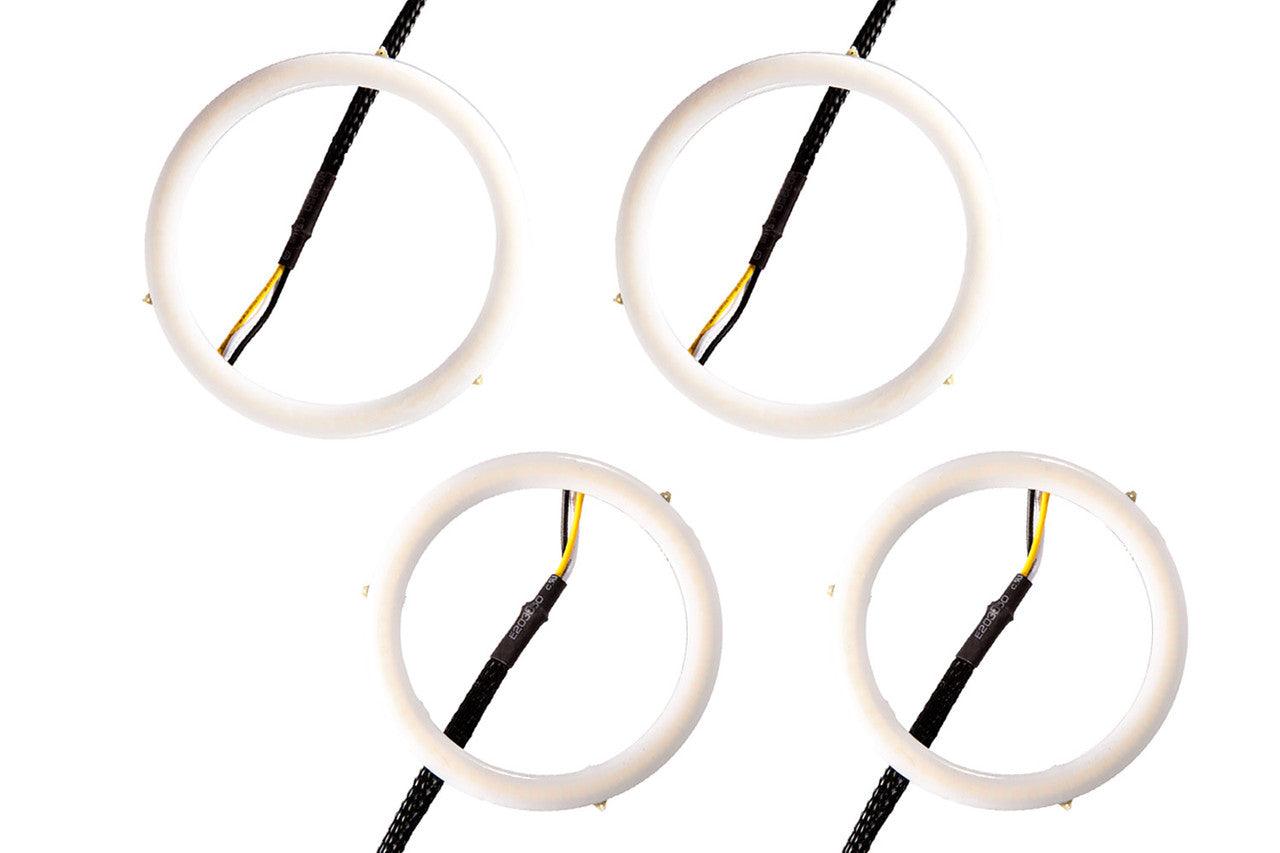 Diode Dynamics Halo Lights LED 70mm-90mm Amber Four - Apollo Off-Road
