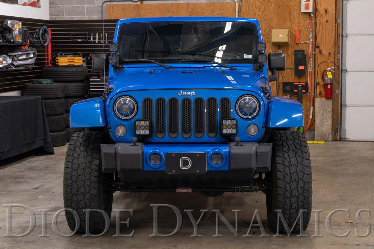 Diode Dynamics Jeep JK SS5 CrossLink Bumper Lightbar Kit Sport Combo - Apollo Off-Road