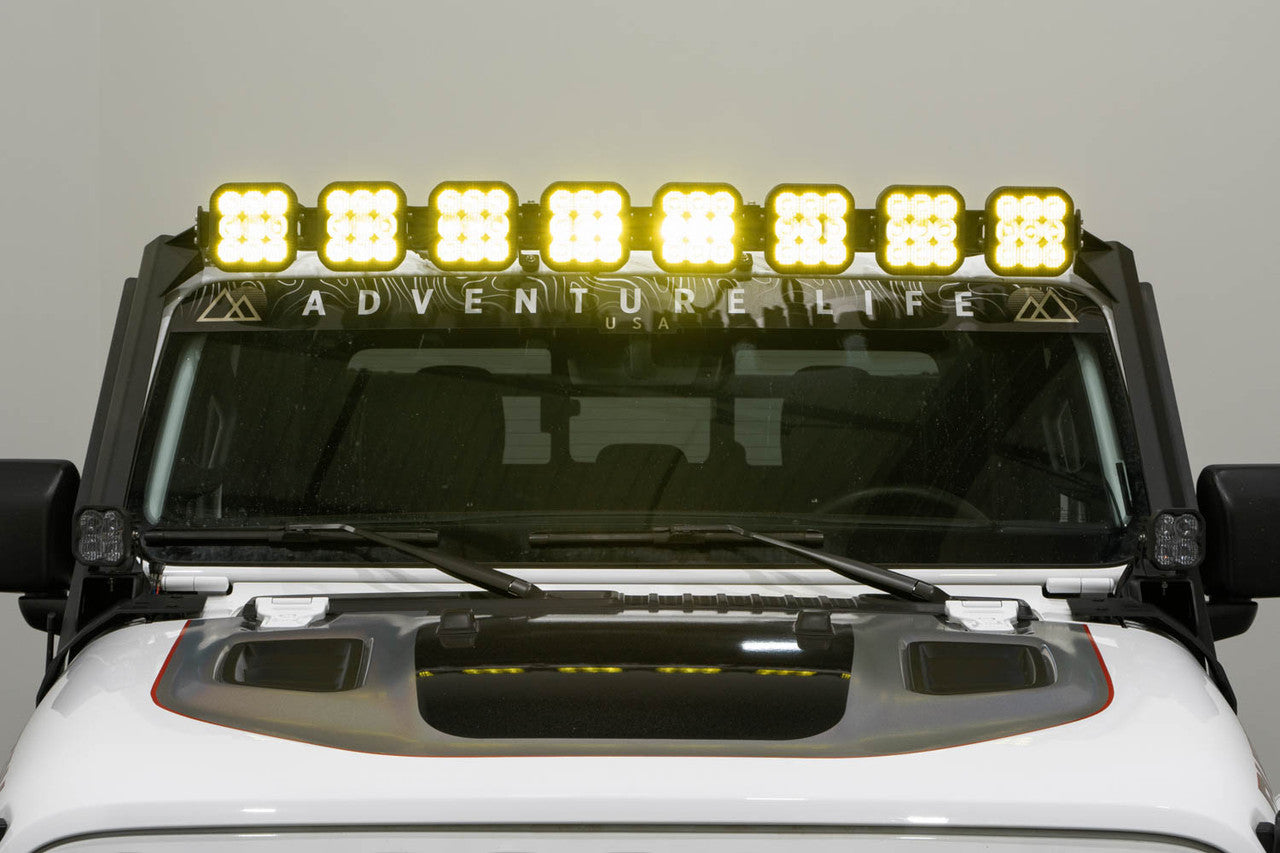 Diode Dynamics Jeep JL SS5 Sport CrossLink Windshield Yellow Combo Lightbar Kit - Apollo Off-Road