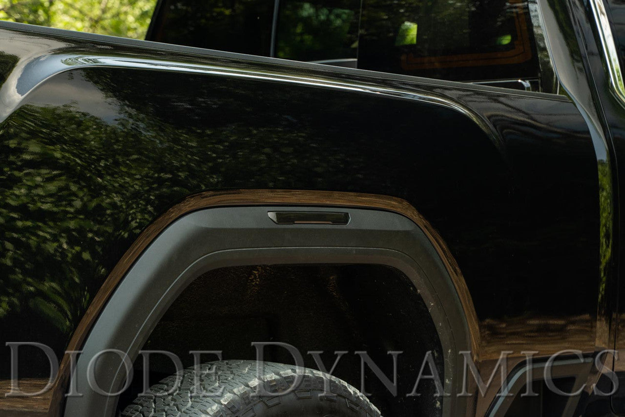Diode Dynamics LED Sequential Sidemarkers for 20-21 Sierra 2500-3500 HD Amber Set - Apollo Off-Road