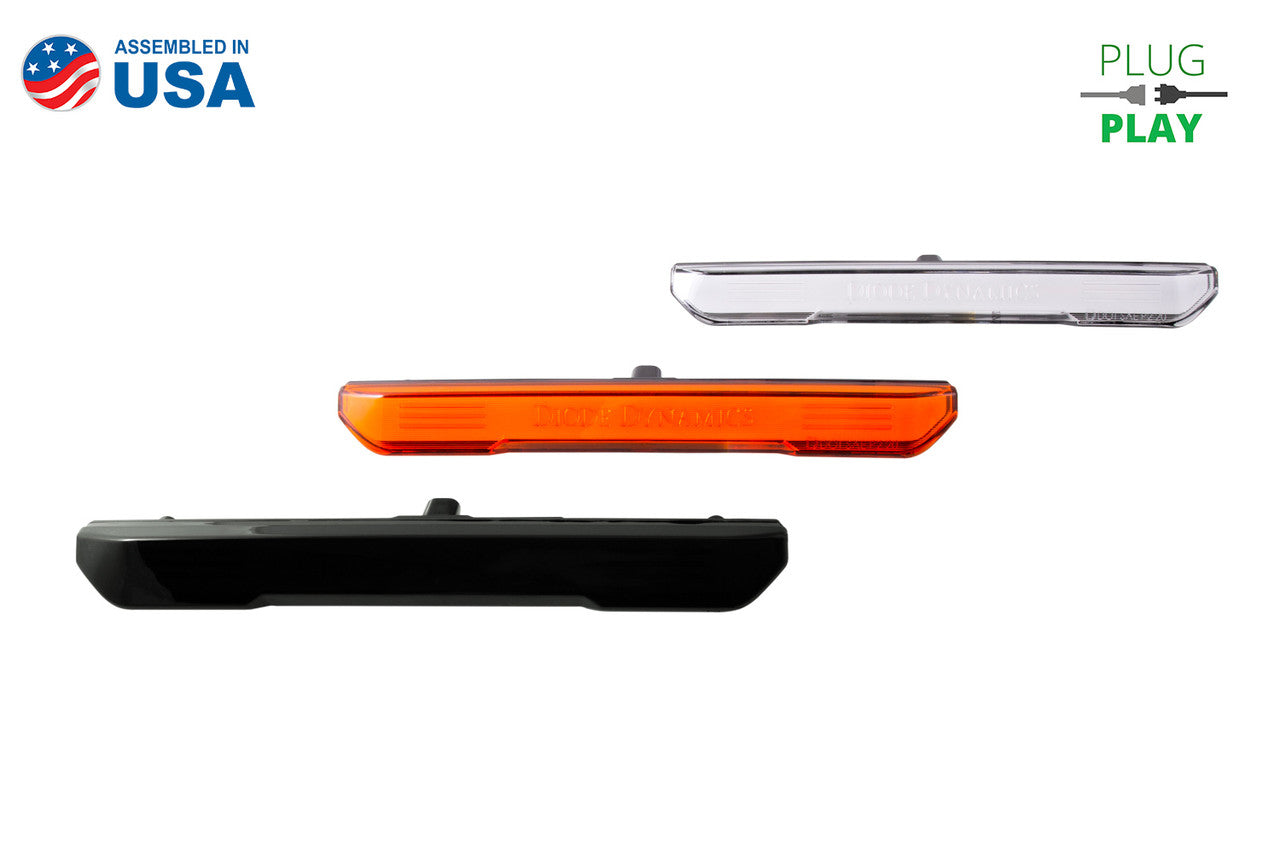Diode Dynamics LED Sequential Sidemarkers for 20-21 Sierra 2500-3500 HD Amber Set - Apollo Off-Road