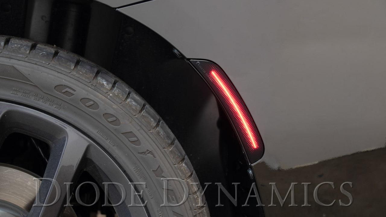 Diode Dynamics LED Sidemarkers for 2015-2021 Dodge Charger, Smoked (set) - Apollo Off-Road
