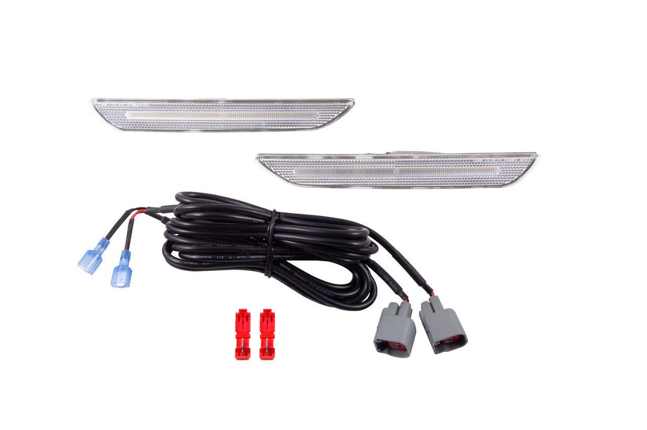 Diode Dynamics LED Sidemarkers for 2015-2021 EU-AU Ford Mustang, Red (Pair) - Apollo Off-Road