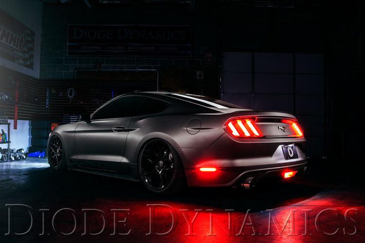 Diode Dynamics LED Sidemarkers for 2015-2021 EU-AU Ford Mustang, Red (Pair) - Apollo Off-Road