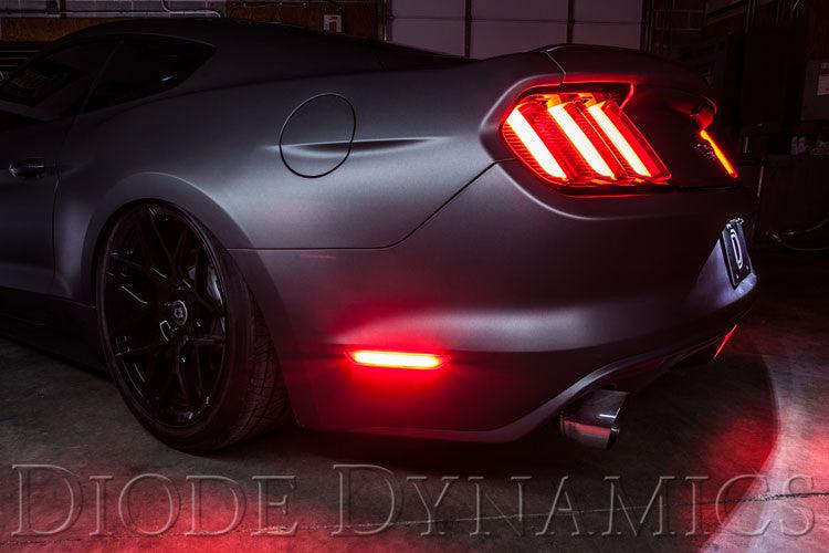 Diode Dynamics LED Sidemarkers for 2015-2021 EU-AU Ford Mustang, Red (Pair) - Apollo Off-Road