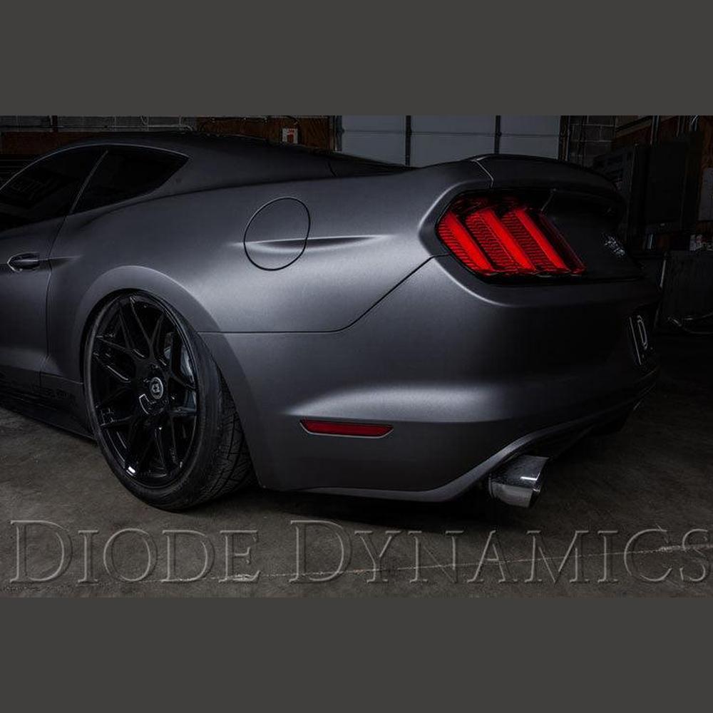 Diode Dynamics LED Sidemarkers for 2015-2021 EU-AU Ford Mustang, Smoked (Pair) - Apollo Off-Road