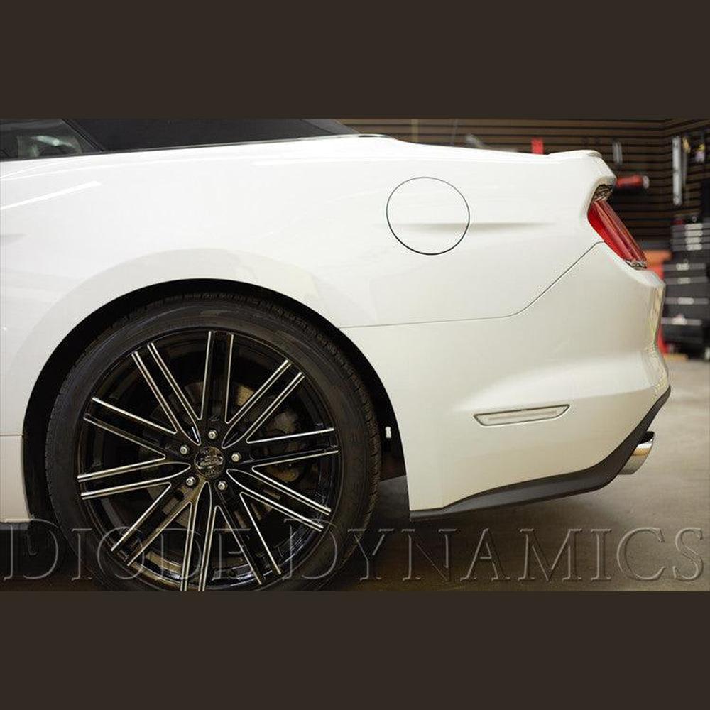 Diode Dynamics LED Sidemarkers for 2015-2021 EU-AU Ford Mustang, Smoked (Pair) - Apollo Off-Road