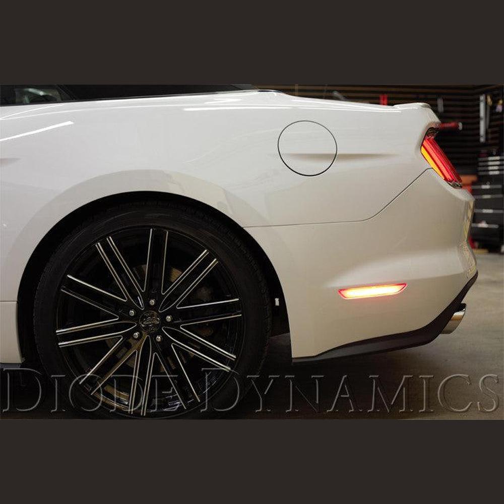 Diode Dynamics LED Sidemarkers for 2015-2021 EU-AU Ford Mustang, Smoked (Pair) - Apollo Off-Road