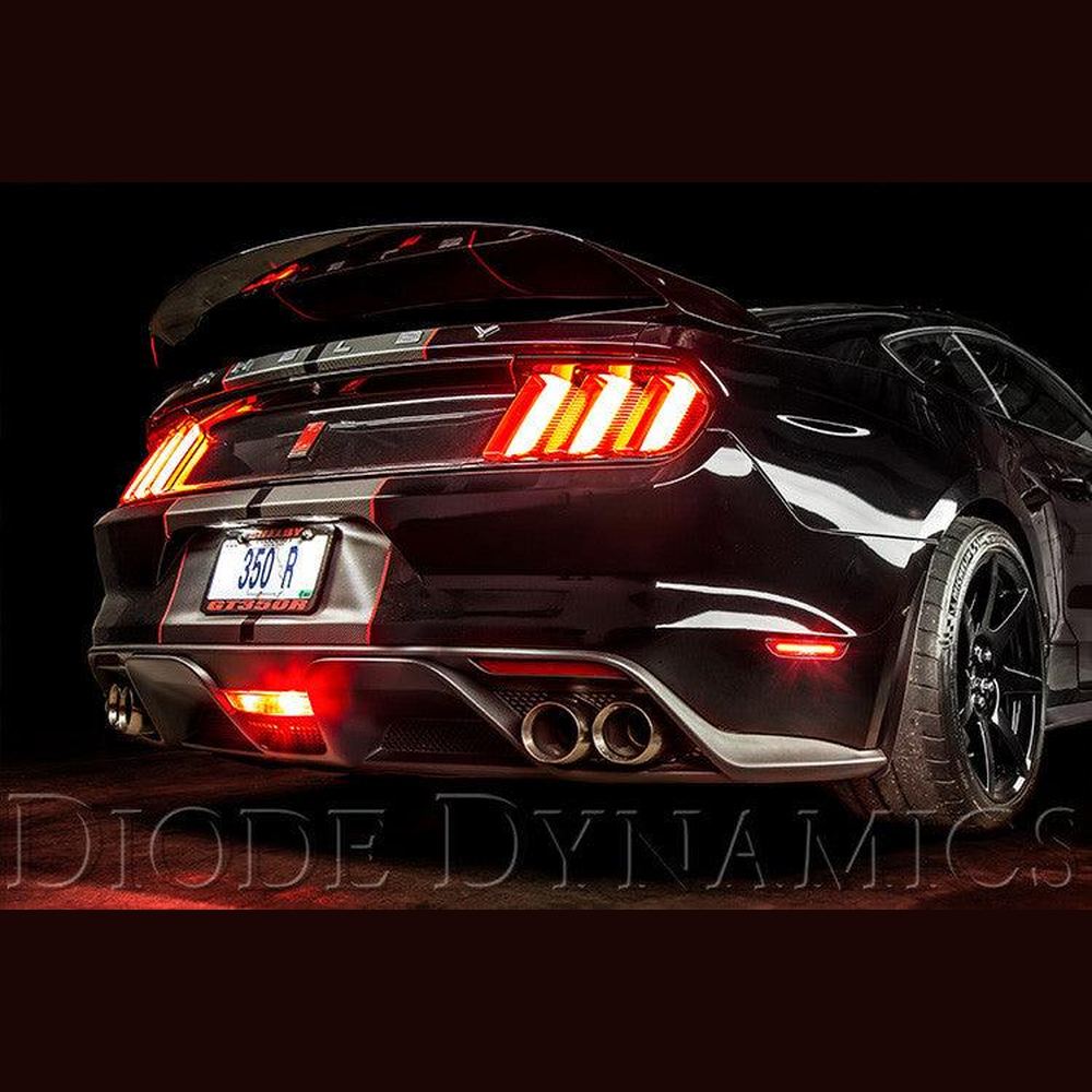 Diode Dynamics LED Sidemarkers for 2015-2023 Ford Mustang, Clear (Set) - Apollo Off-Road