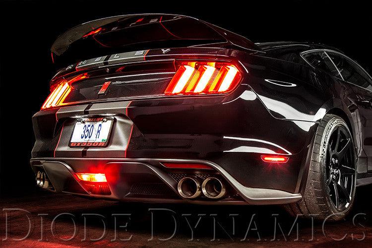 Diode Dynamics LED Sidemarkers for 2015-2023 Ford Mustang, Red (Set) - Apollo Off-Road