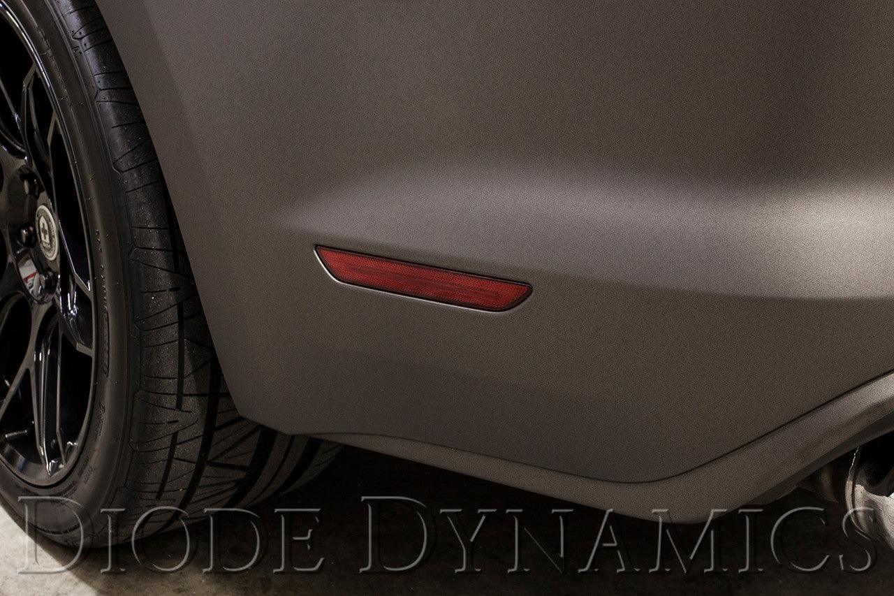 Diode Dynamics LED Sidemarkers for 2015-2023 Ford Mustang, Red (Set) - Apollo Off-Road