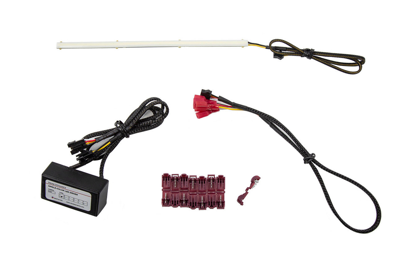 Diode Dynamics LED Strip Lights High Density SF Red 3 Inch - Apollo Off-Road