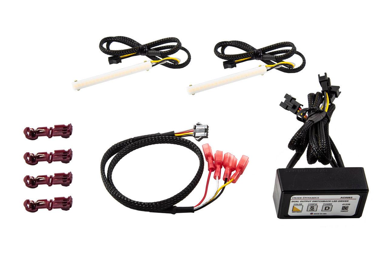 Diode Dynamics LED Strip Lights High Density SF Switchback Dual 3 Inch Kit - Apollo Off-Road