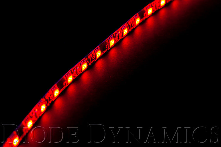Diode Dynamics LED Strip Lights Red 50cm Strip SMD30 WP - Apollo Off-Road