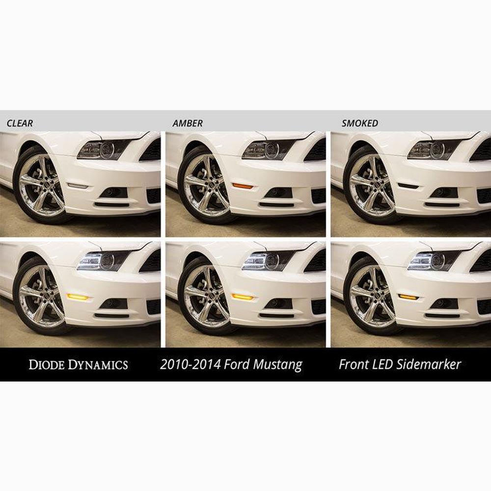 Diode Dynamics Mustang 2010 LED Sidemarkers Clear Set - Apollo Off-Road