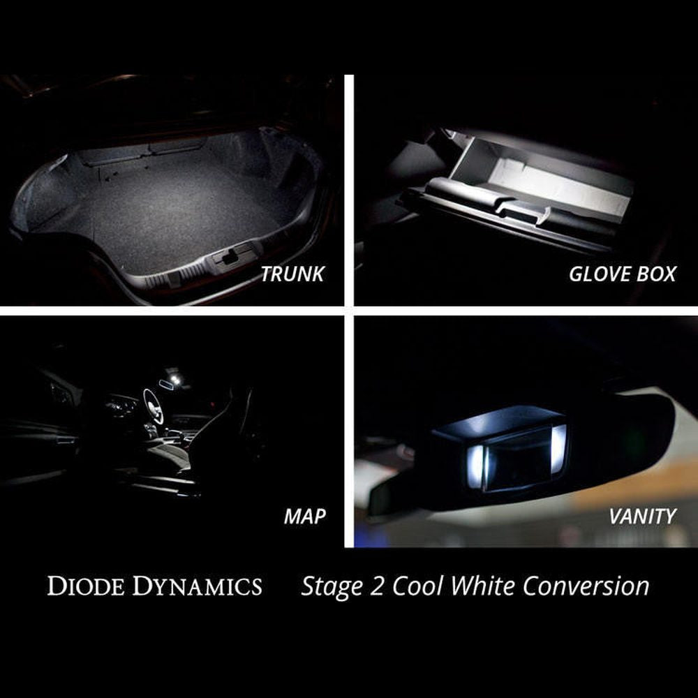 Diode Dynamics Mustang Interior Light Kit 15-17 Mustang Stage 1 Green - Apollo Off-Road