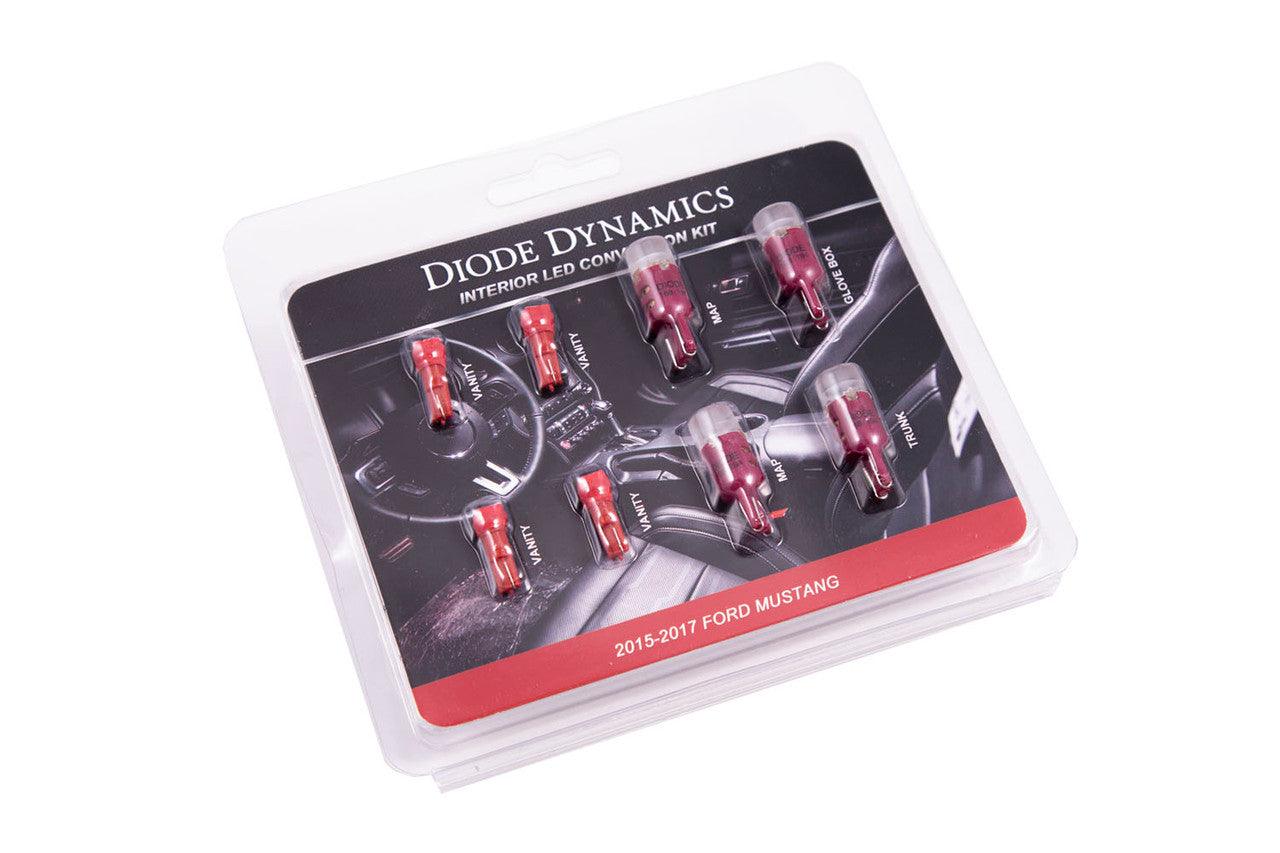 Diode Dynamics Mustang Interior Light Kit 15-17 Mustang Stage 1 Red - Apollo Off-Road