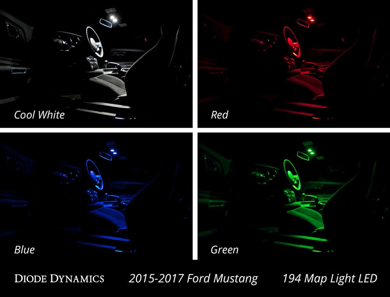Diode Dynamics Mustang Interior Light Kit 15-17 Mustang Stage 1 Red - Apollo Off-Road
