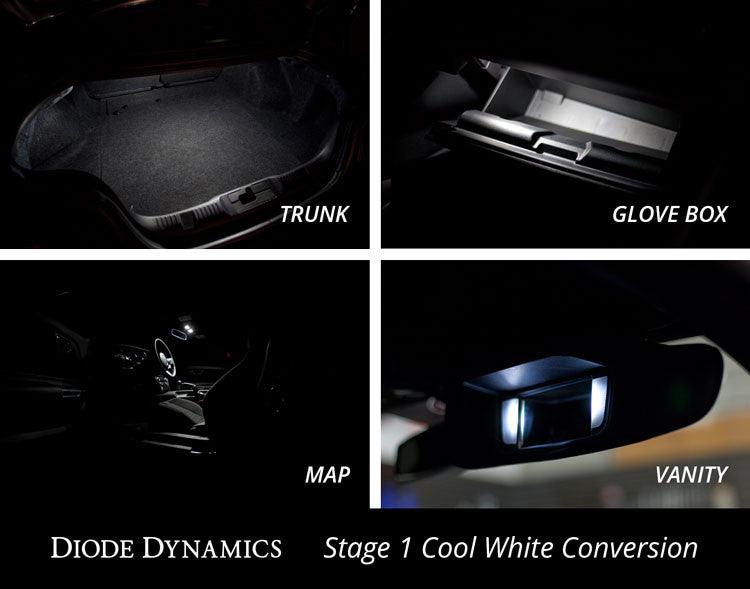 Diode Dynamics Mustang Interior Light Kit 15-17 Mustang Stage 1 Red - Apollo Off-Road