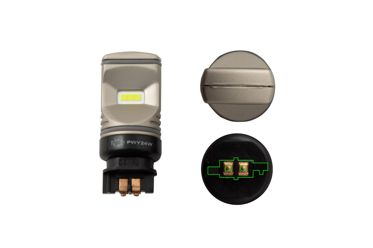 Diode Dynamics PWY24W HP60 Cool White LED Bulbs Pair - Apollo Off-Road