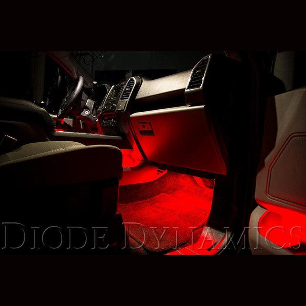 Diode Dynamics Red LED Footwell Kit - Apollo Off-Road