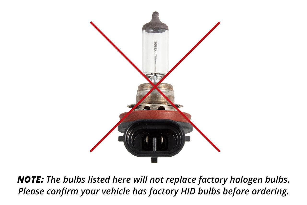 Diode Dynamics Replacement OEM HID Bulbs for 2017 Kia Forte Sedan Pair 6000K - Apollo Off-Road