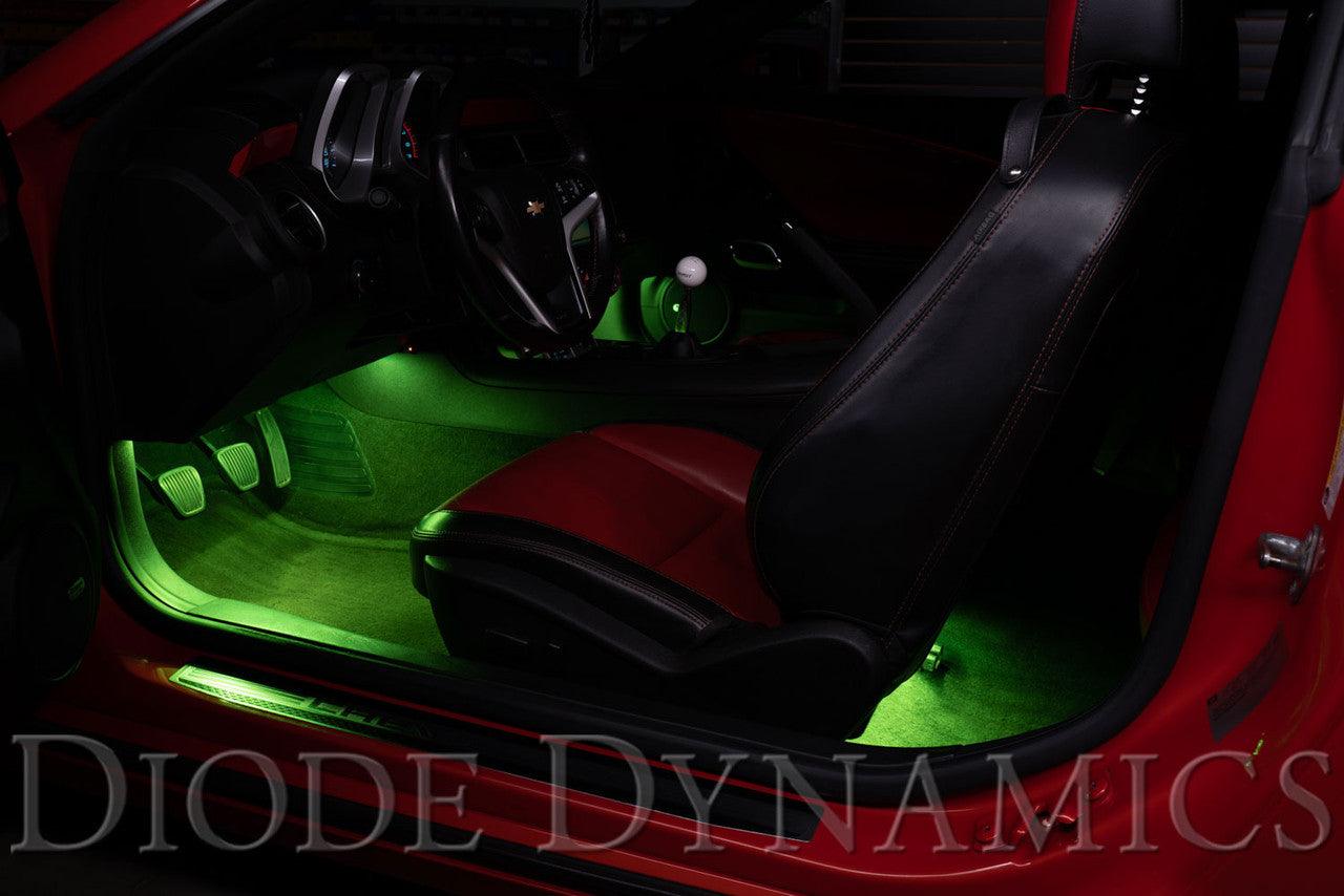 Diode Dynamics RGBW Footwell Strip Kit 2pc Multicolor - Apollo Off-Road