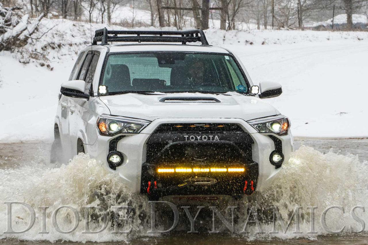 Diode Dynamics SS3 LED Ditch Light Kit for 2010-2021 Toyota 4Runner Pro White Combo - Apollo Off-Road
