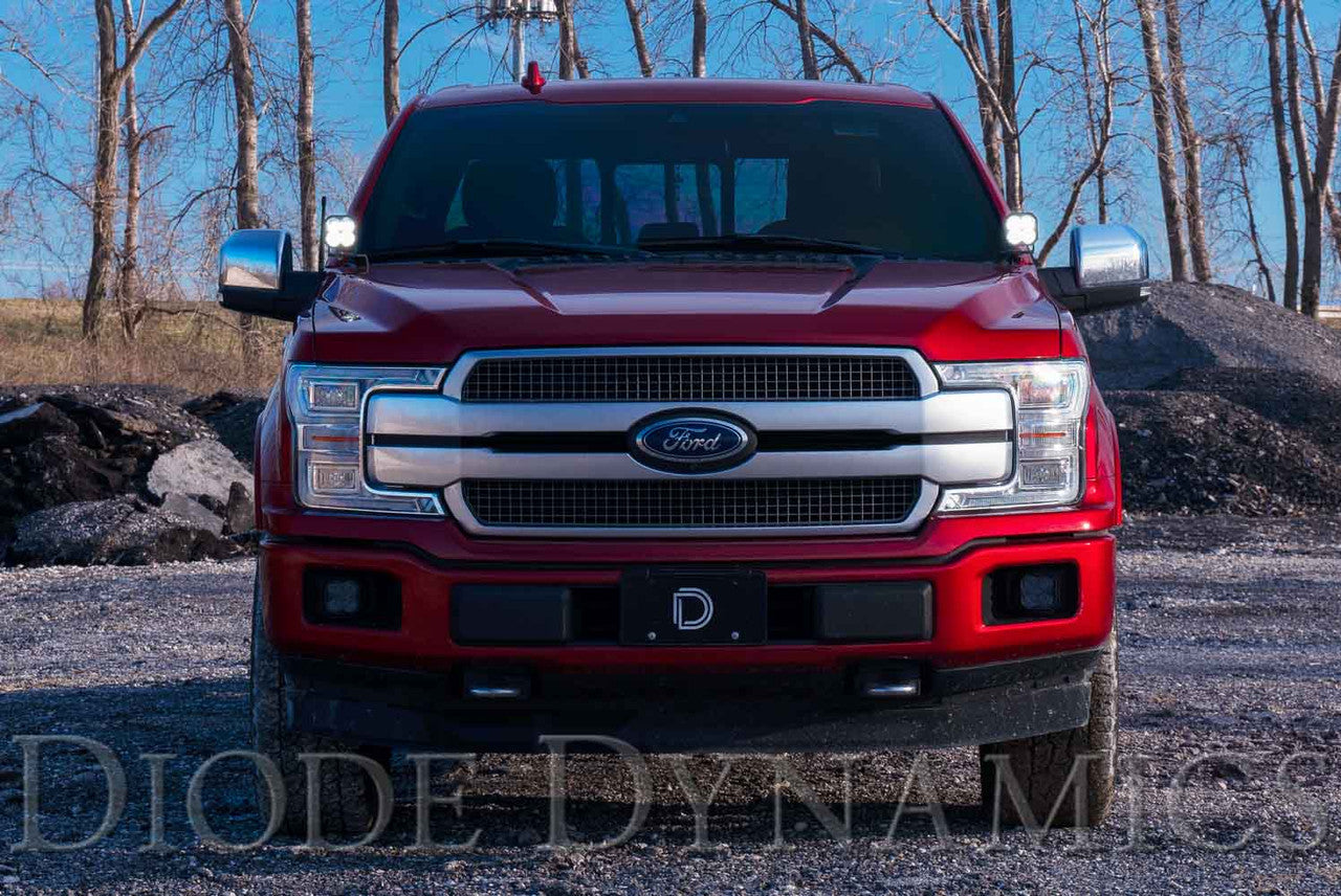Diode Dynamics SS3 LED Ditch Light Kit for 2015-2020 Ford F-150 Pro White Combo - Apollo Off-Road