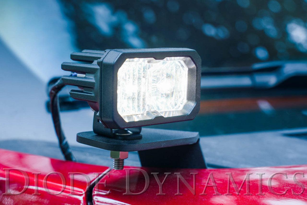 Diode Dynamics SS3 LED Ditch Light Kit for 2015-2020 Ford F-150 Sport White Combo - Apollo Off-Road