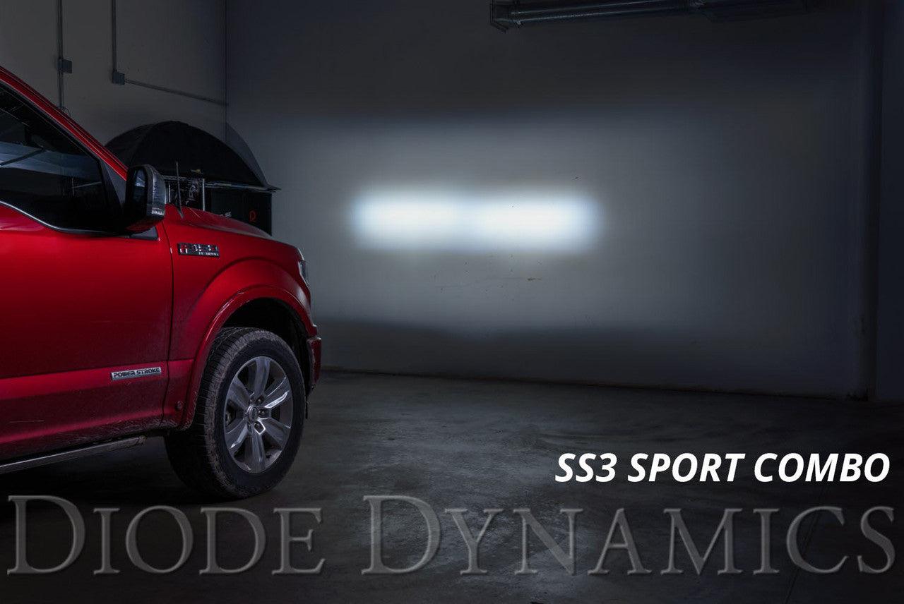 Diode Dynamics SS3 LED Ditch Light Kit for 2015-2020 Ford F-150 Sport White Combo - Apollo Off-Road