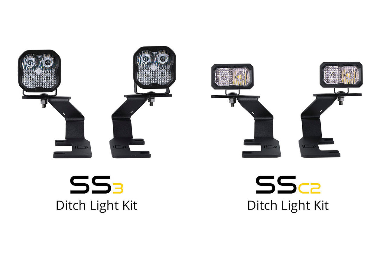 Diode Dynamics SS3 LED Ditch Light Kit for 2015-2021 Colorado-Canyon, Sport White Combo - Apollo Off-Road