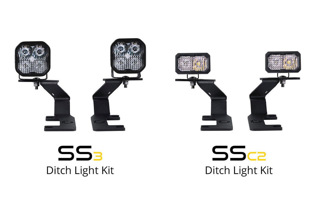Diode Dynamics SS3 LED Ditch Light Kit for 2015-2021 Colorado-Canyon, Sport Yellow Combo - Apollo Off-Road