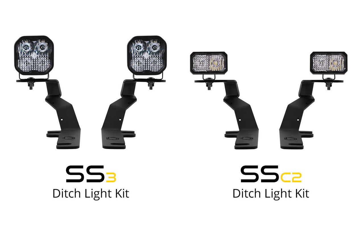 Diode Dynamics SS3 LED Ditch Light Kit for 2017-2020 Ford Raptor, Pro Yellow Combo - Apollo Off-Road