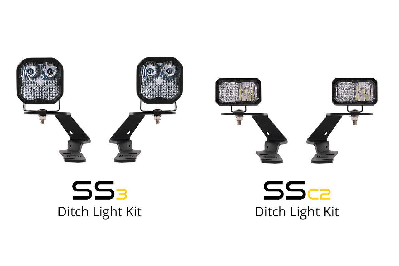 Diode Dynamics SS3 LED Ditch Light Kit for 2019-2021 Ford Ranger, Pro White Combo - Apollo Off-Road