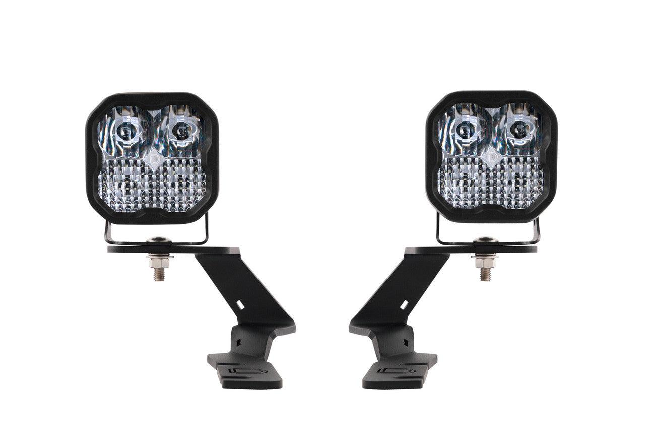 Diode Dynamics SS3 LED Ditch Light Kit for 2019-2021 Ford Ranger, Pro White Combo - Apollo Off-Road
