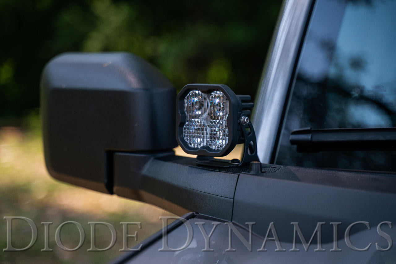 Diode Dynamics SS3 LED Ditch Light Kit for 2021 Ford Bronco, Sport White Combo - Apollo Off-Road