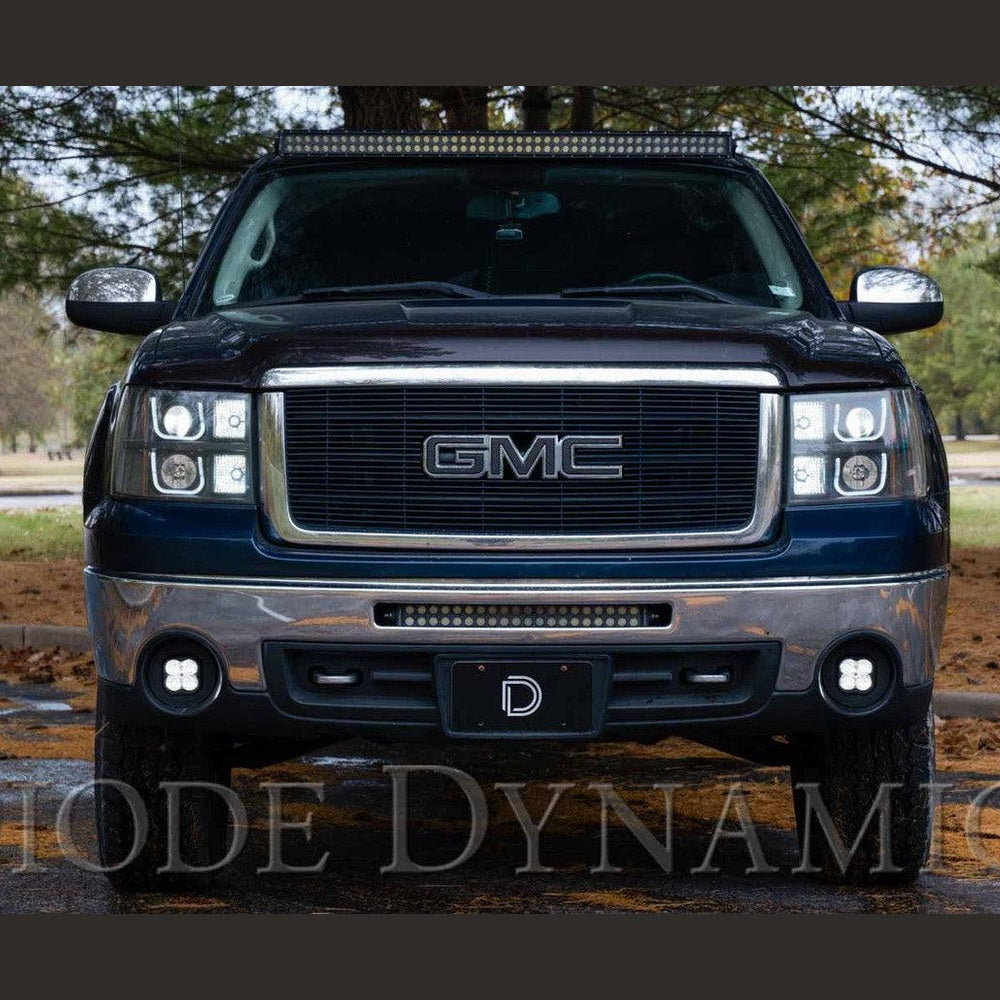 Diode Dynamics SS3 LED Fog Light Kit for 07-13 GMC Sierra 1500 White SAE-DOT Driving Pro - Apollo Off-Road