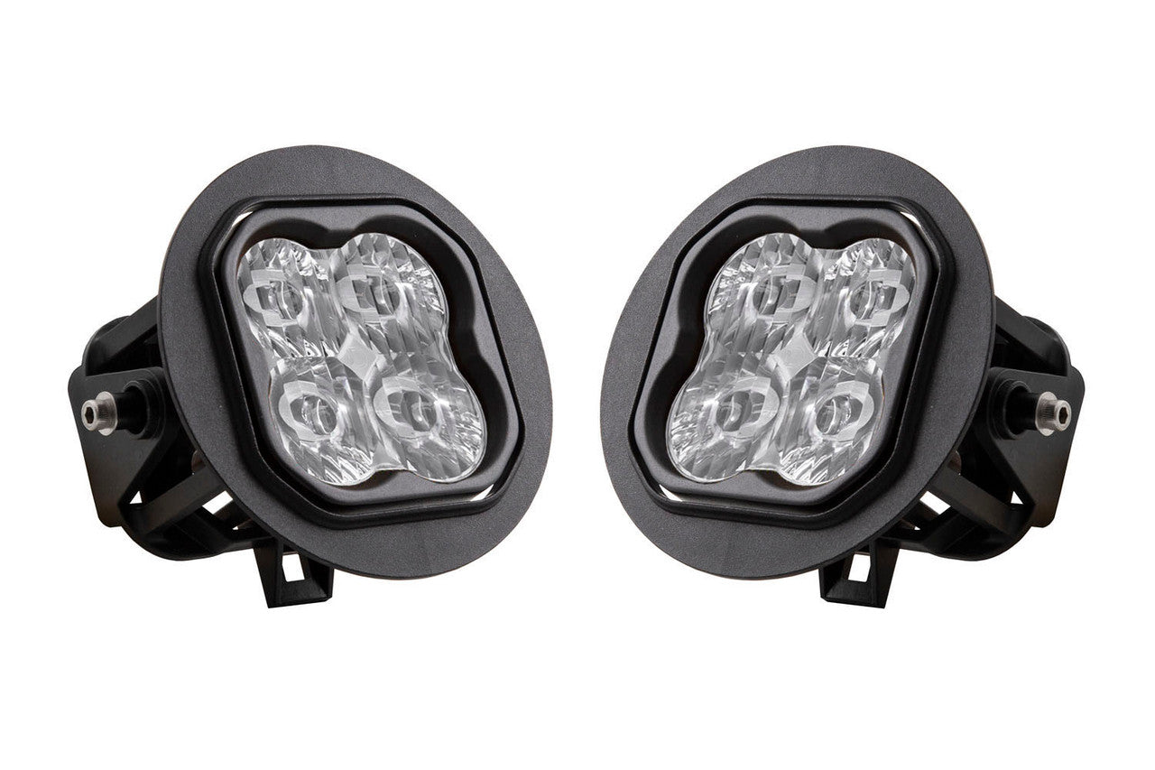 Diode Dynamics SS3 LED Fog Light Kit for 1996-2006 Dodge Viper Yellow SAE-DOT Fog Pro w- Backlight - Apollo Off-Road