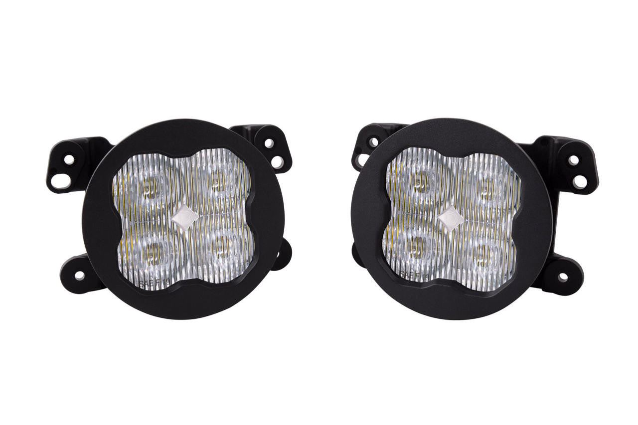 Diode Dynamics SS3 LED Fog Light Kit for 2005-2010 Chrysler 300 White SAE-DOT Fog Max w- Backlight Type M Bracket Kit - Apollo Off-Road
