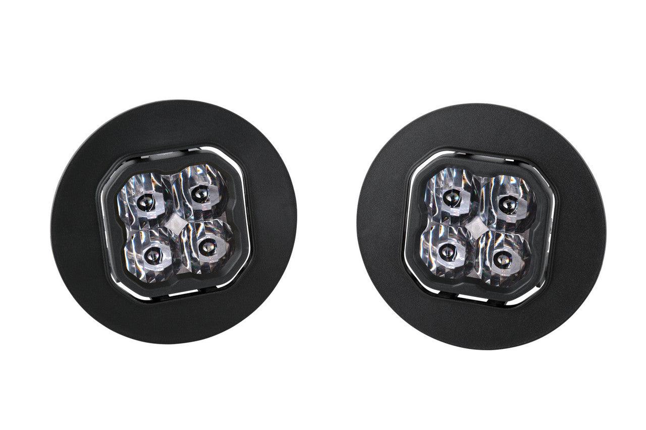 Diode Dynamics SS3 LED Fog Light Kit for 2007-2013 GMC Sierra 1500 White SAE-DOT Driving Pro w- Backlight - Apollo Off-Road