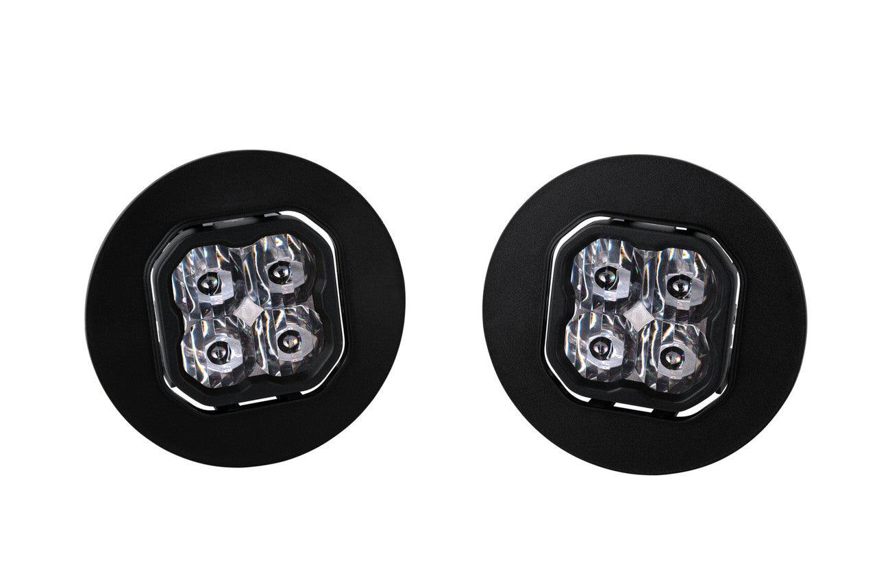 Diode Dynamics SS3 LED Fog Light Kit for 2007-2013 GMC Sierra 1500 White SAE-DOT Fog Pro w- Backlight - Apollo Off-Road