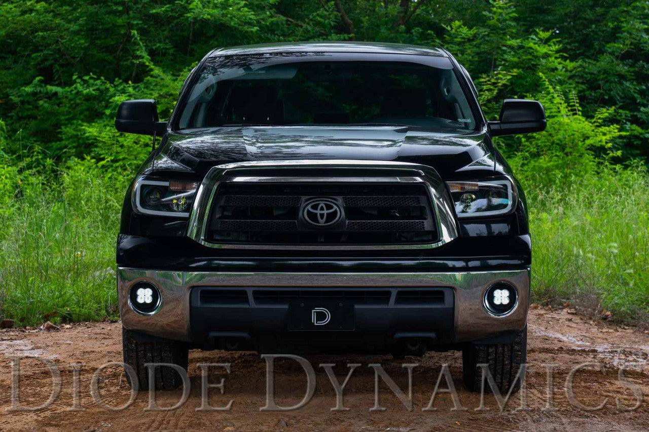 Diode Dynamics SS3 LED Fog Light Kit for 2007-2013 Toyota Tundra Yellow SAE-DOT Fog Sport w- Backlight - Apollo Off-Road