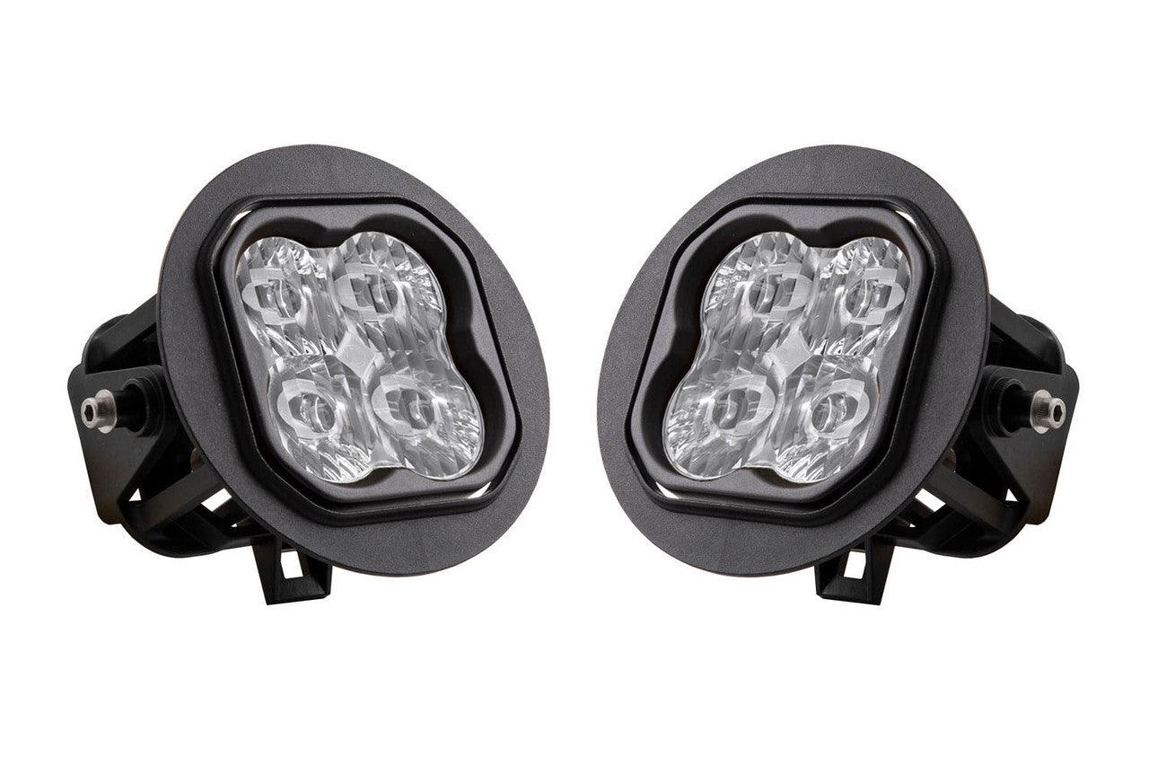 Diode Dynamics SS3 LED Fog Light Kit for 2007-2013 Toyota Tundra Yellow SAE-DOT Fog Sport w- Backlight - Apollo Off-Road