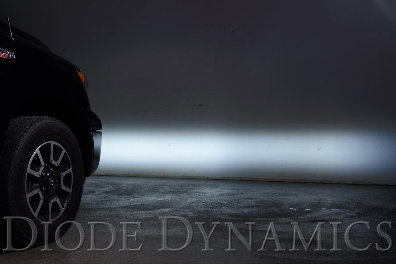 Diode Dynamics SS3 LED Fog Light Kit for 2007-2013 Toyota Tundra Yellow SAE-DOT Fog Sport w- Backlight - Apollo Off-Road