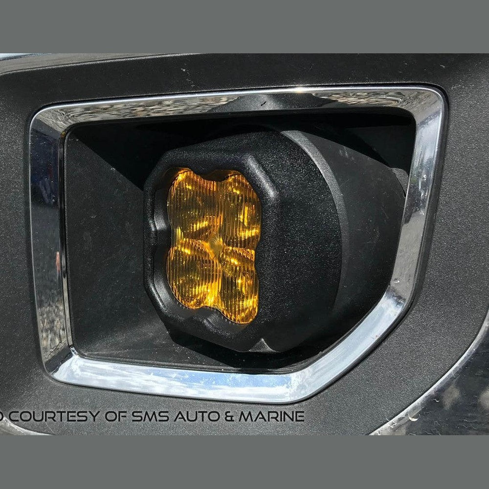 Diode Dynamics SS3 LED Fog Light Kit for 2007-2014 Chevrolet Tahoe Yellow SAE-DOT Fog Sport w- Backlight - Apollo Off-Road