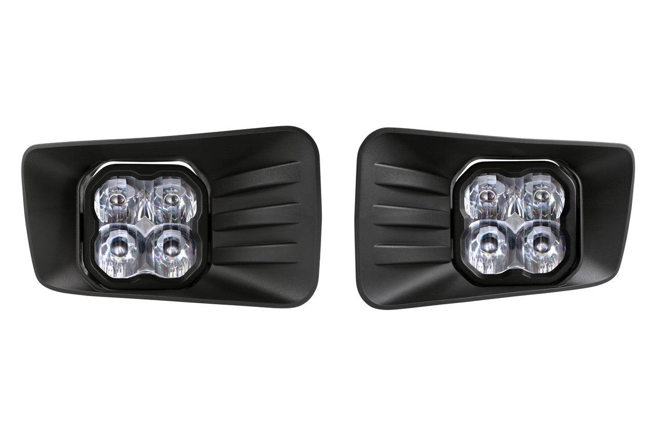 Diode Dynamics SS3 LED Fog Light Kit for 2007-2014 Chevrolet Tahoe Z71, Yellow SAE-DOT Fog Pro with Backlight - Apollo Off-Road
